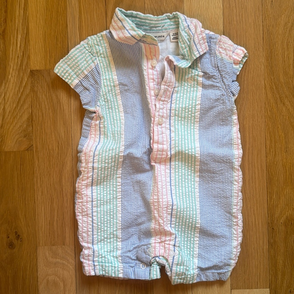 Janie and Jack baby boy romper